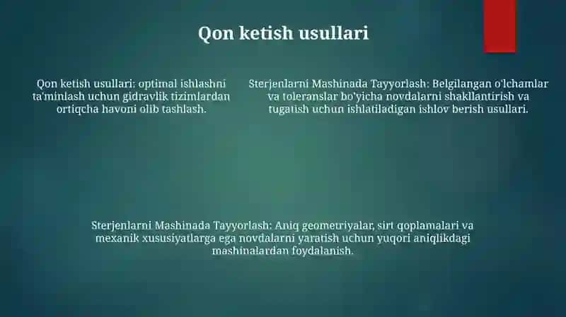 Sterjenlarni Mashinada Tayyorlash 4