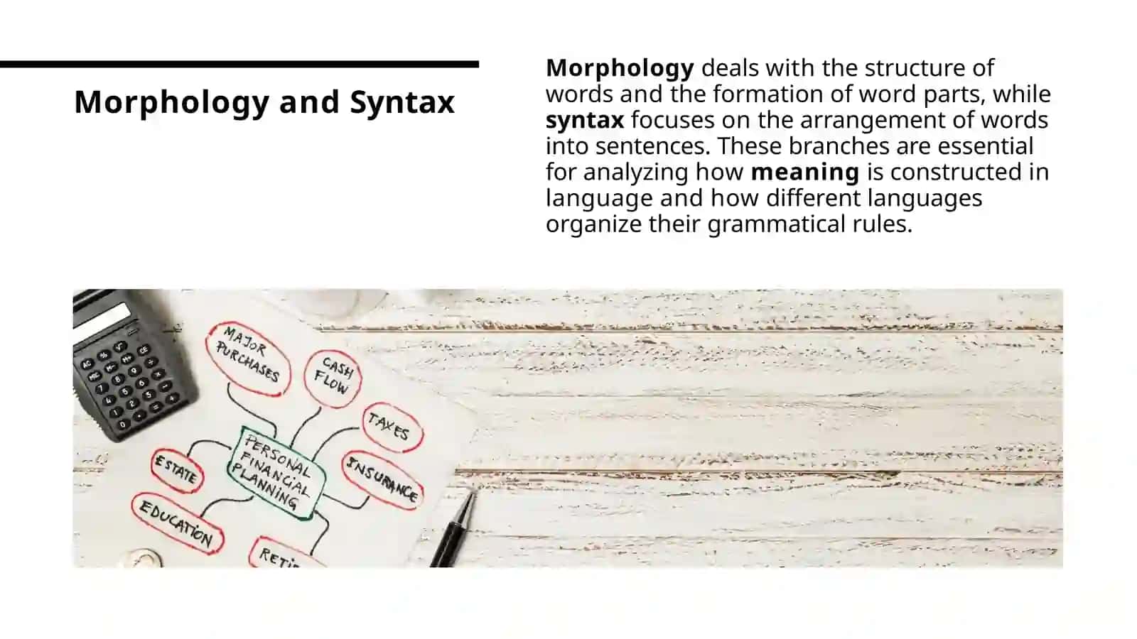 The branches of Linguistics 4