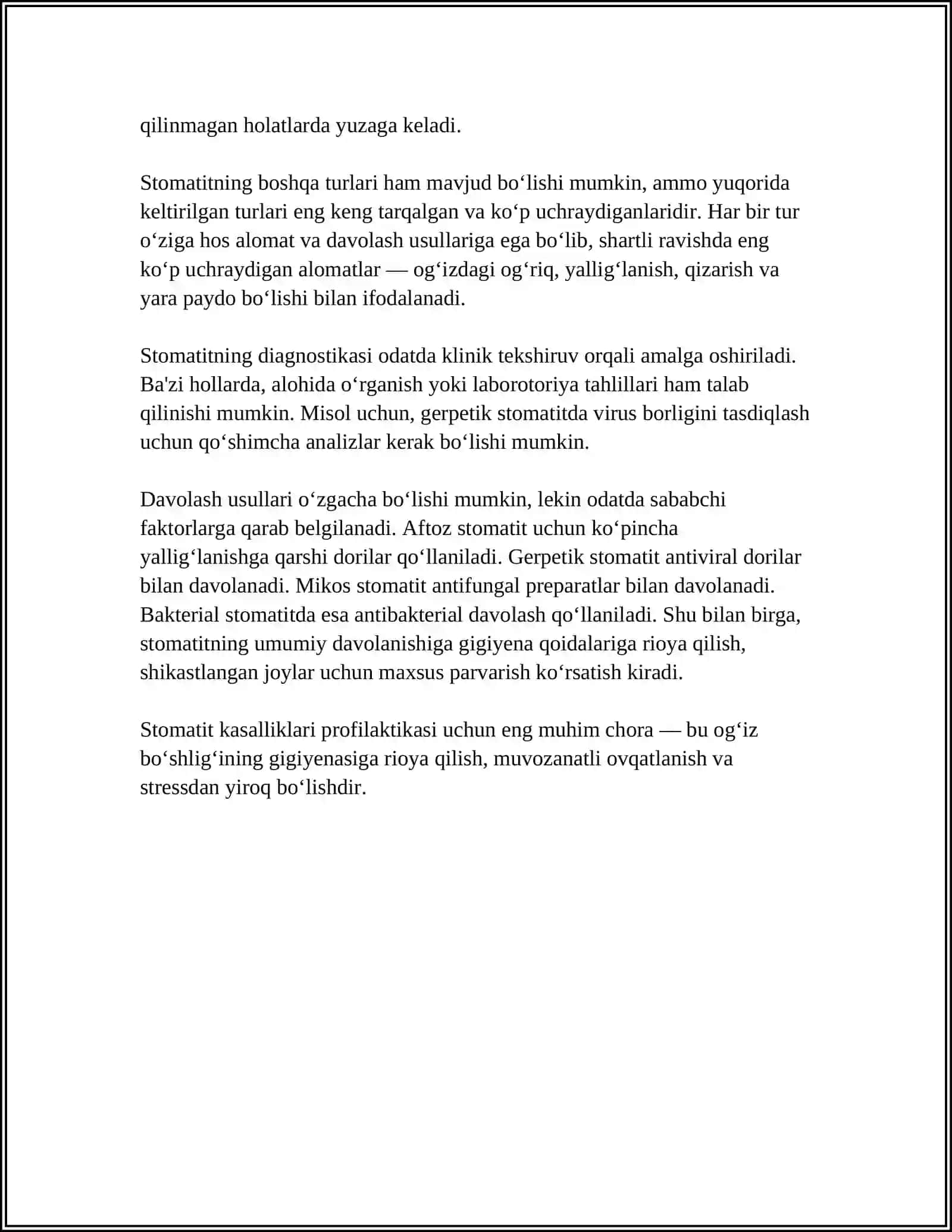 BOLALARDA STOMATITLAR 4