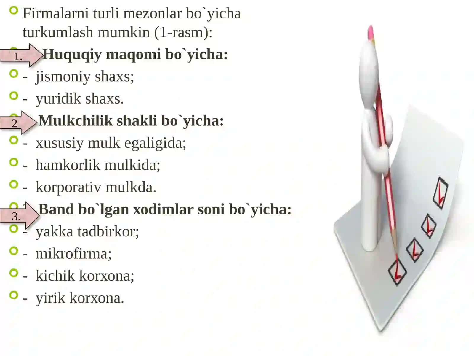 Firma va ularning iqtisodiy asoslari 4