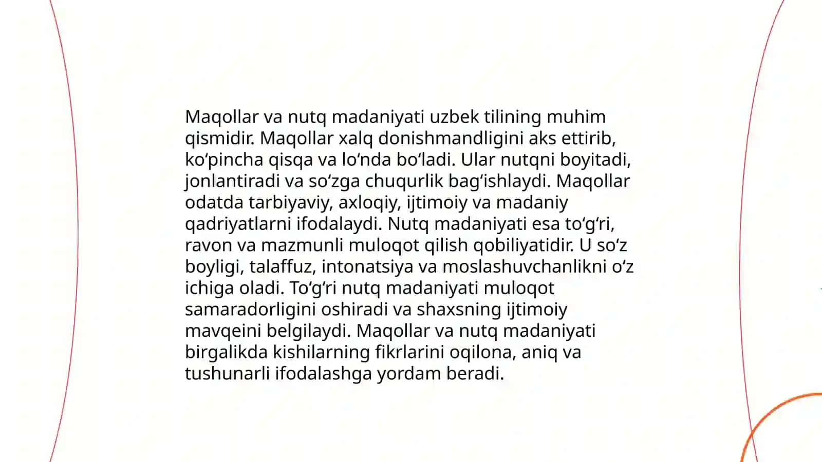Nutq madaniyatida xalq og'zaki ijodining oʻrni 4