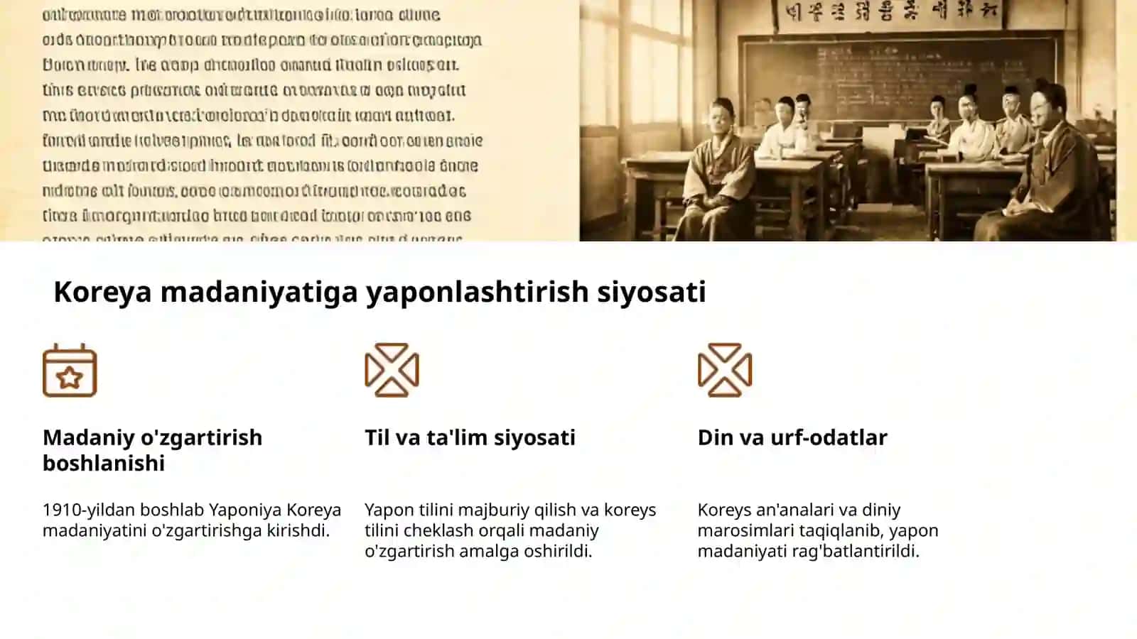 Koreya: Yaponiya mustamlakasi davri 4