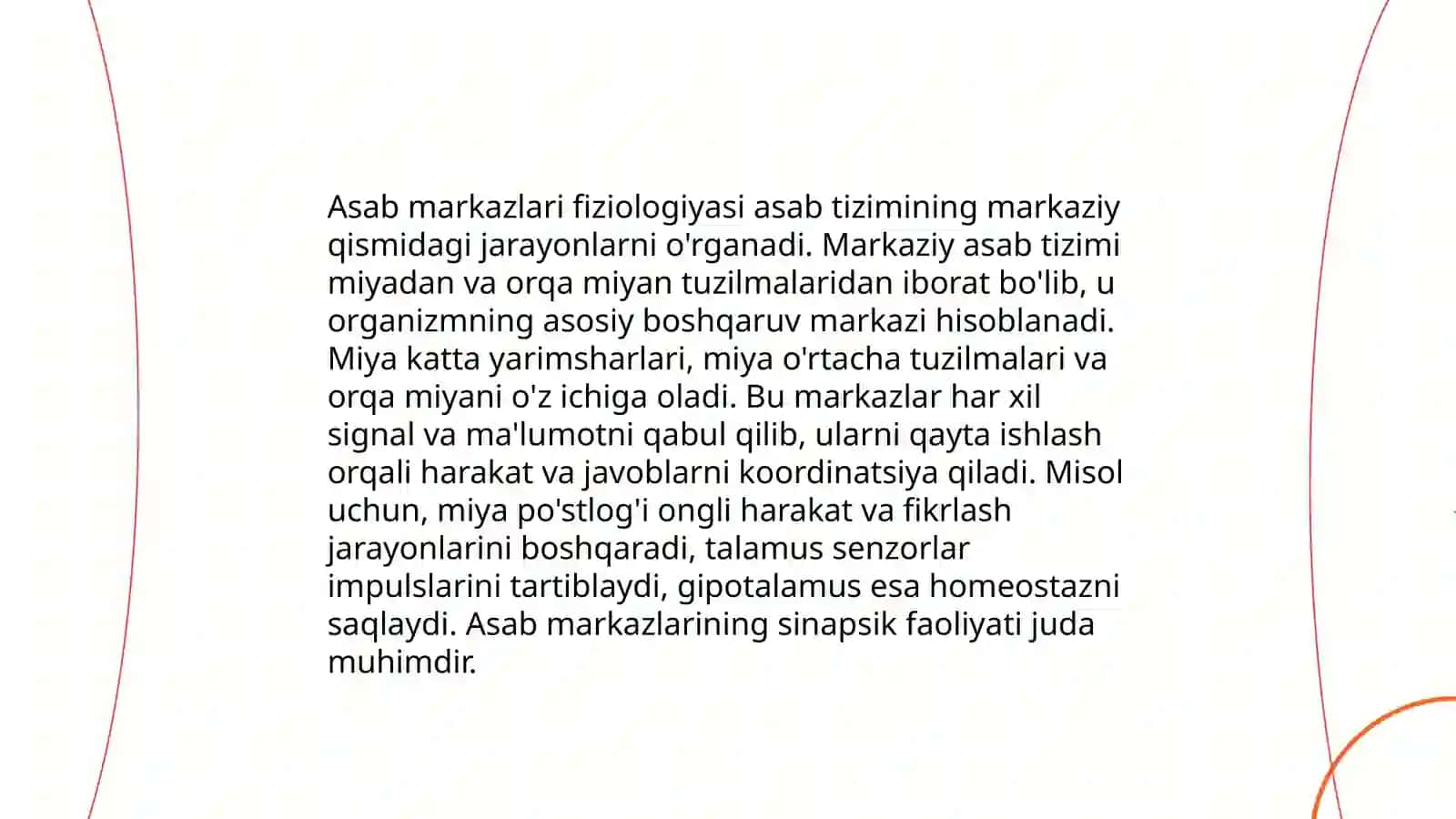 Asab markazlari anatomiyasi 4