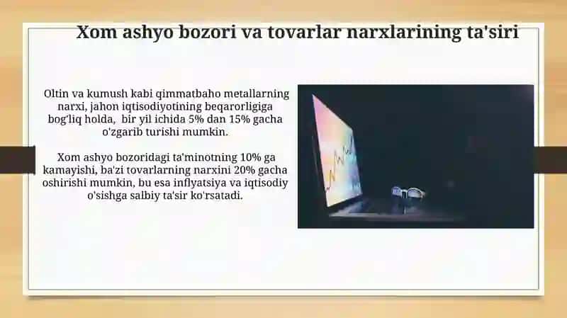 MOLIYAVIY YANGILIKLAR VA MOLIYAVIY BOZORLAR 4