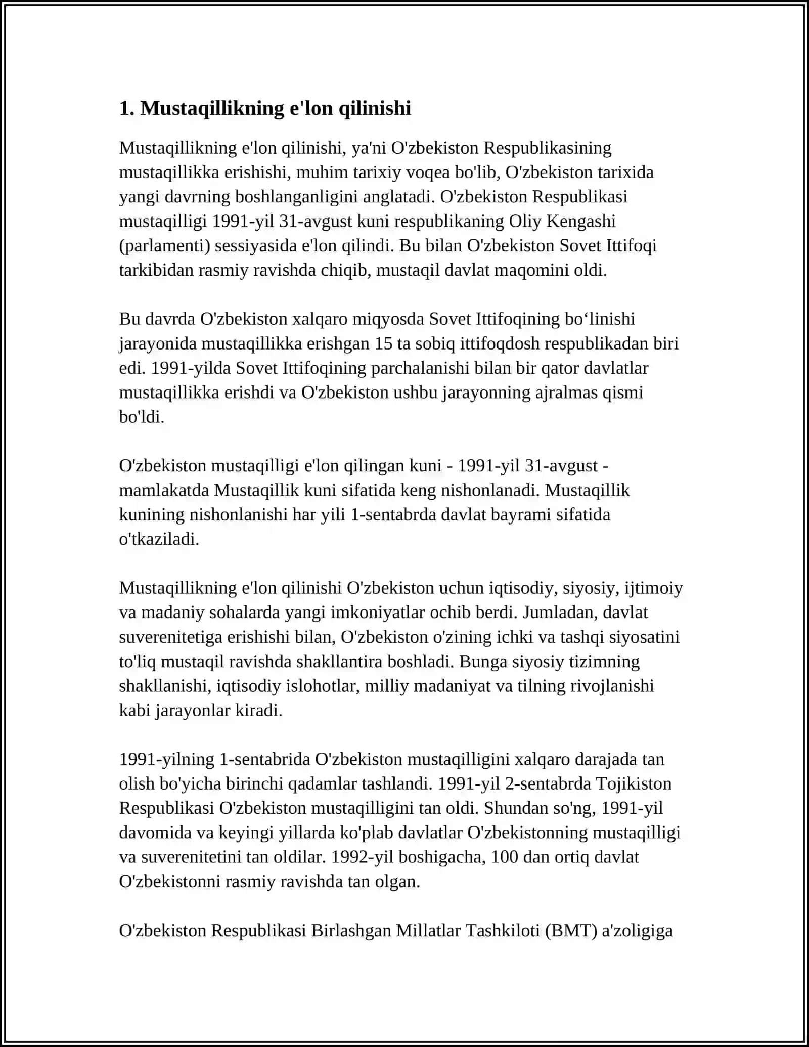 OʻZBEKISTONNING ENG YANGI TARIXI 4
