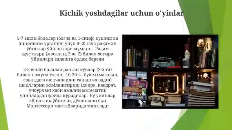 O'lchov va Ma'lumotlar O'yinlari 4