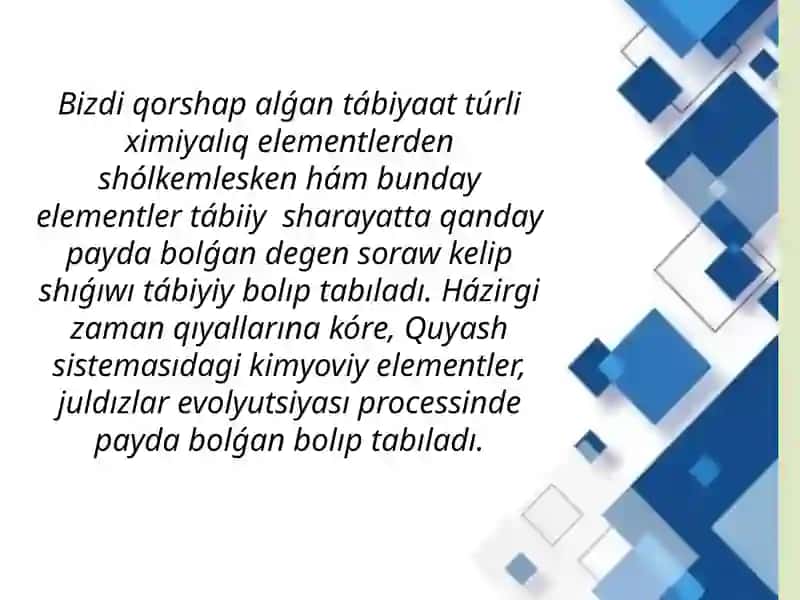 Juldızlardıń Payda Bolıwı hám Evolyuciyası 4