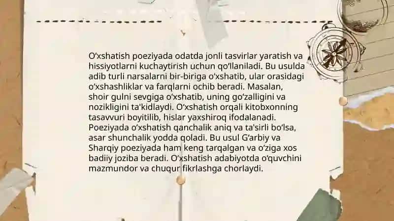 O'xshatishlar lingvopoetikasi 4