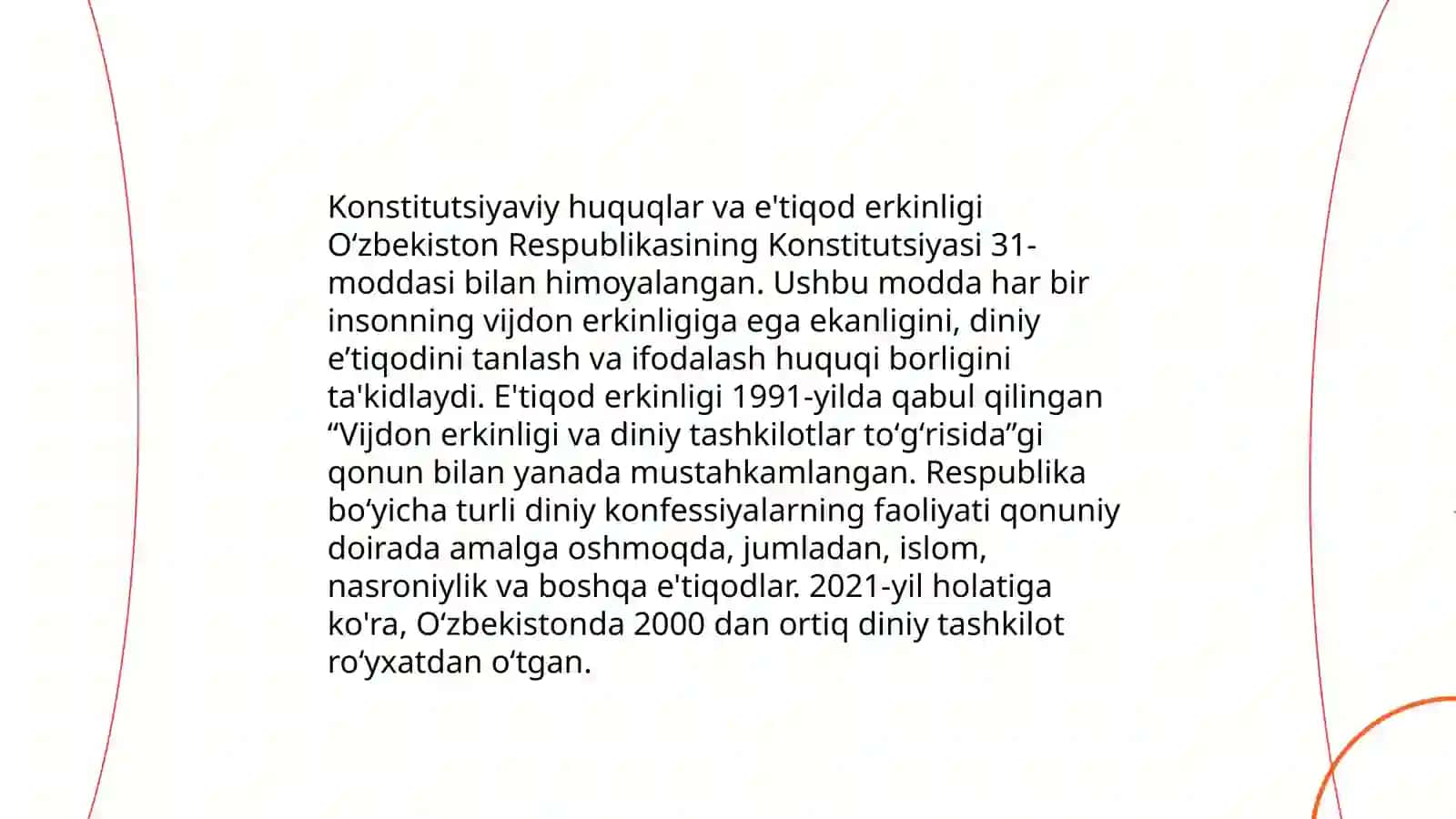 Vijdon va e'tiqod erkinligi 4