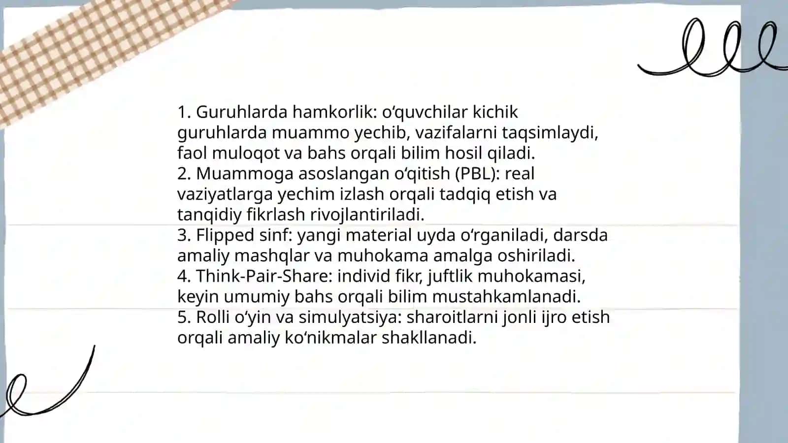 Faol ta’lim usuli: nazariy asoslar va prinsiplari 4