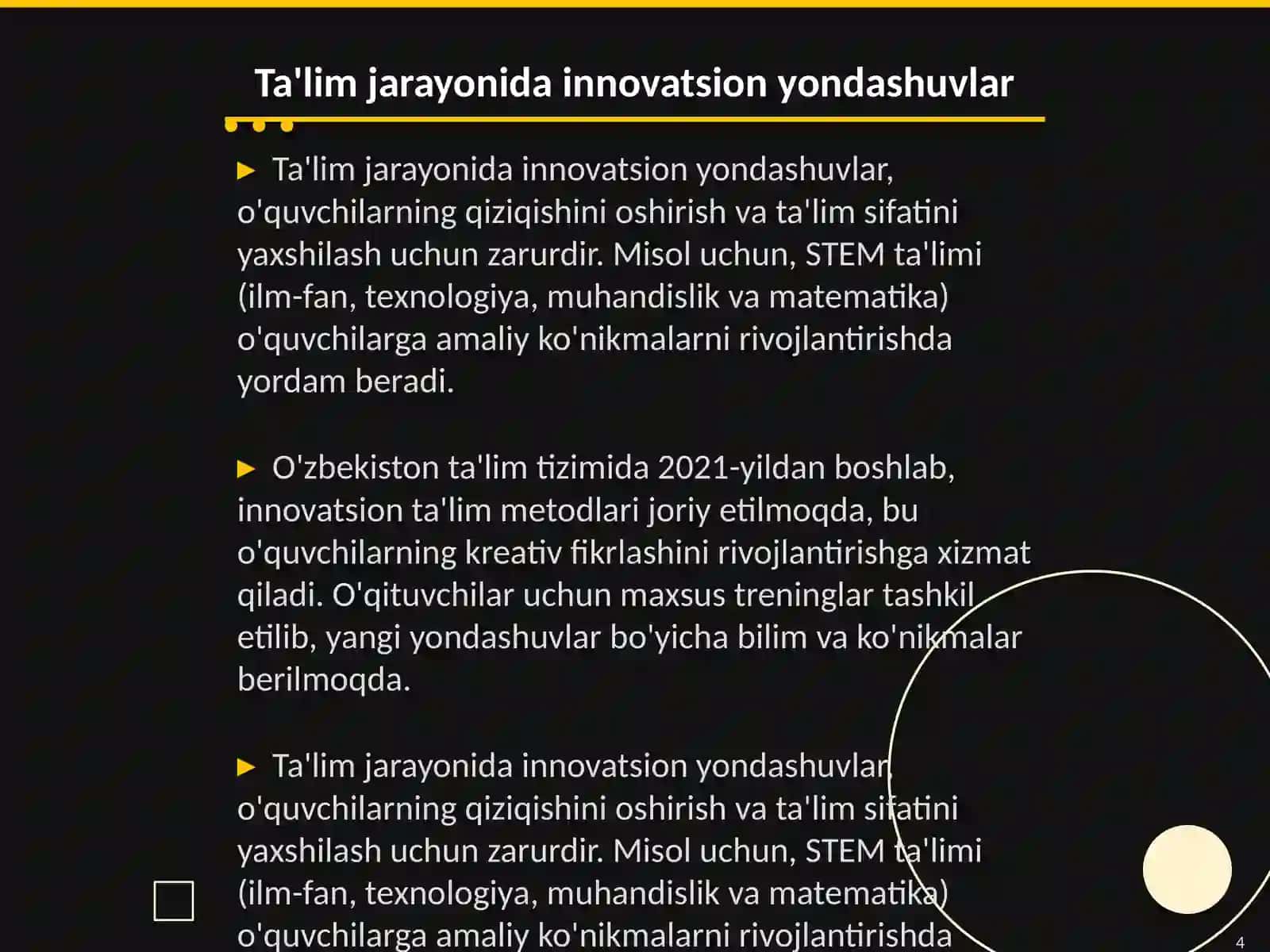 Rivojlantiruvchi ta'limning mohiyati 4