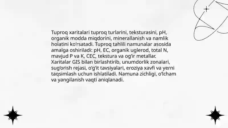 Qishloq xo'jalik kartalari 4