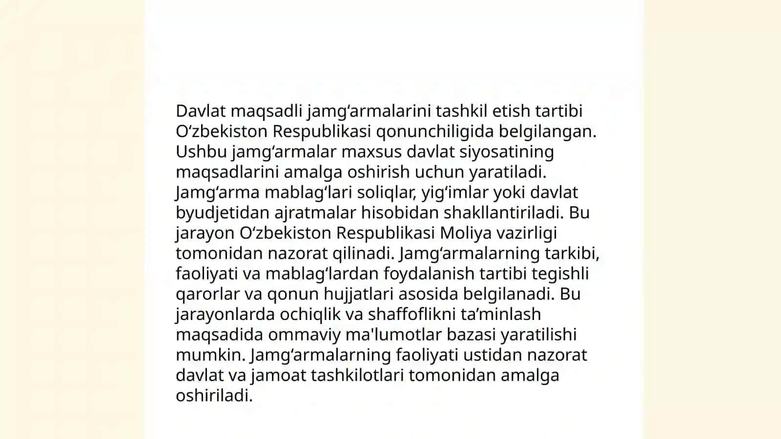 Davlat maqsadli jamg'armalari 4