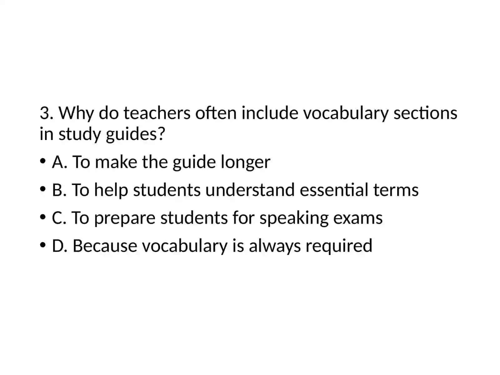 Study Guide 4