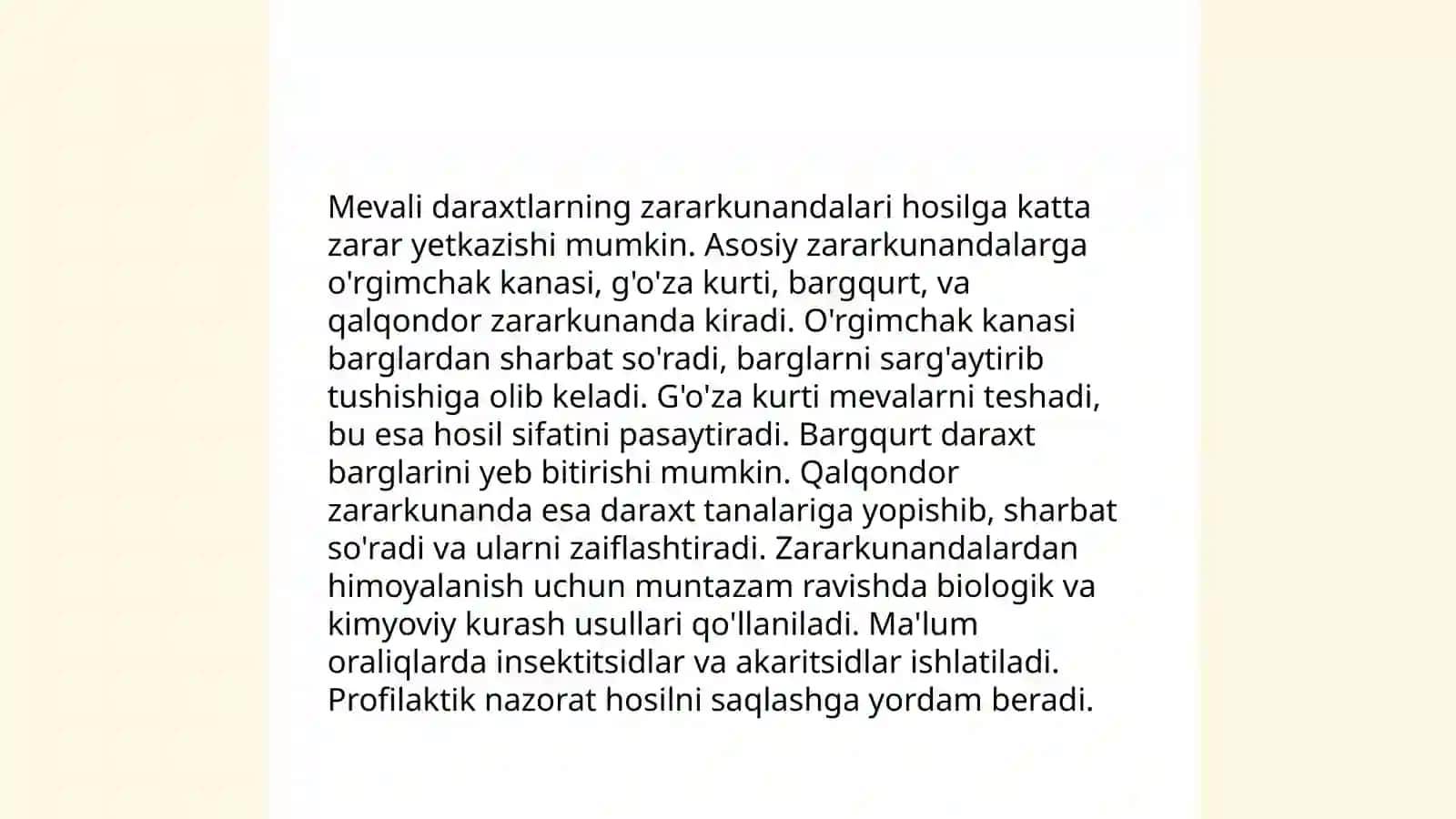 Zararkunanda hasharotlarning asosiy guruhlari 4