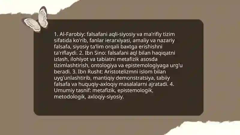 Sharq va G’arb Falsafasi 4