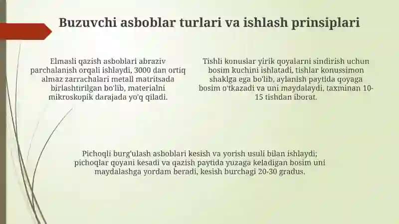 Korosiz Burg'ulash 4
