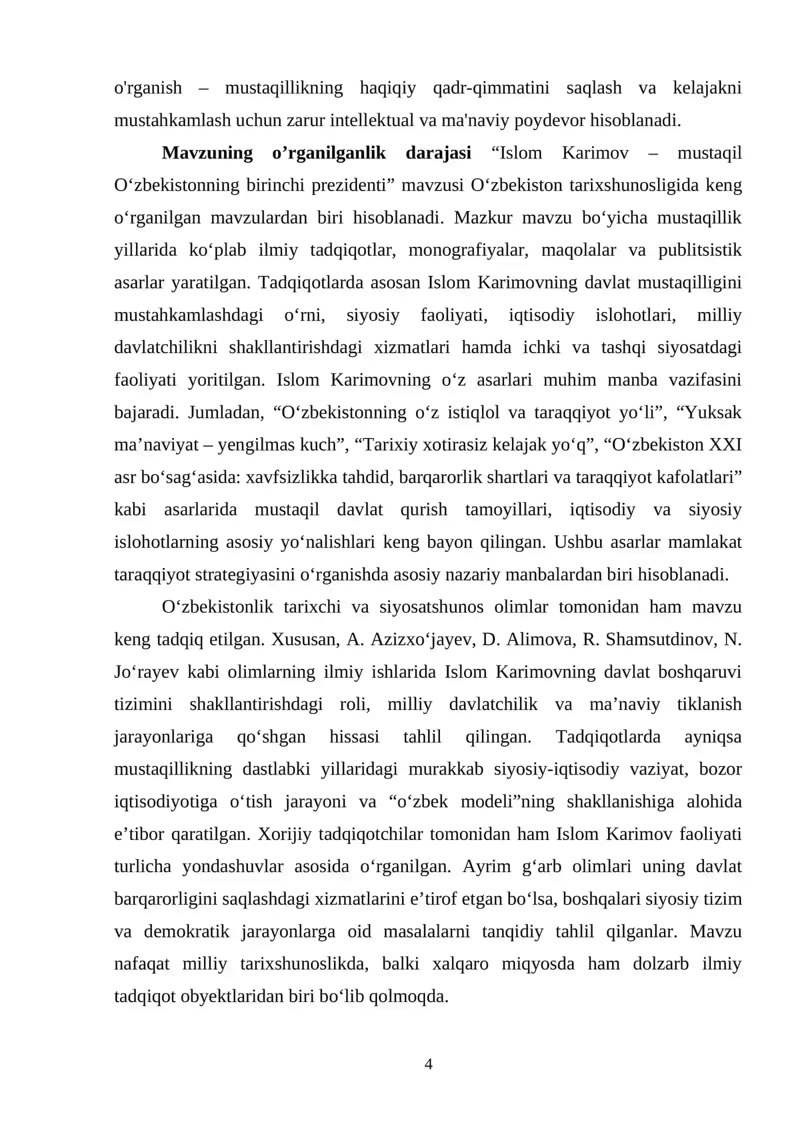 Islom Karimov - mustaqil Oʻzbekistonning birinchi prezidenti 4