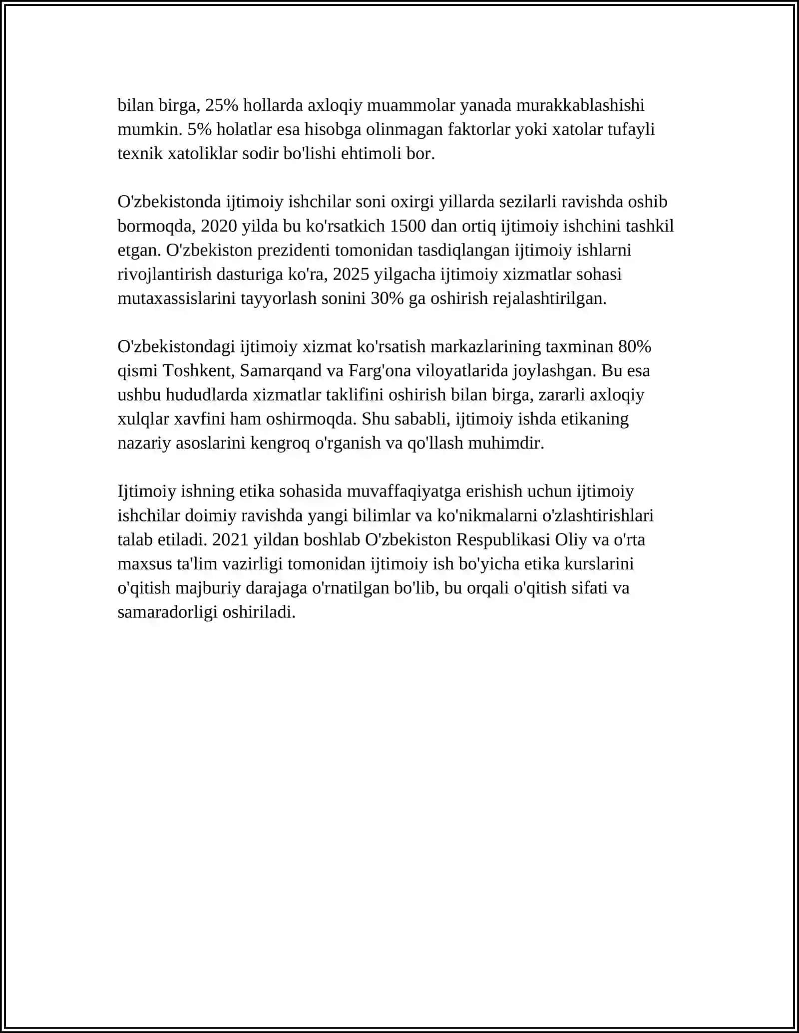 Ijtimoiy ishda etikaning ahamiyati 4