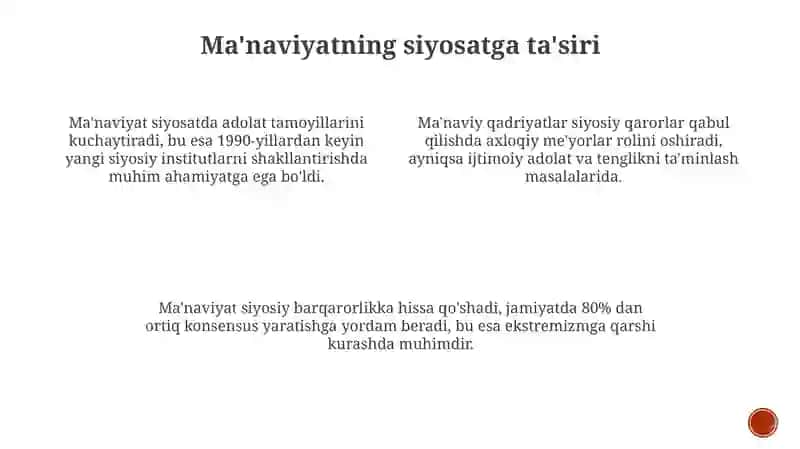 Manaviyat va siyosat 4