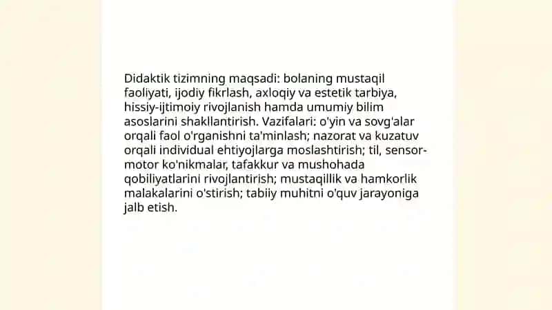 F.Frebelning didaktik tizimi 4