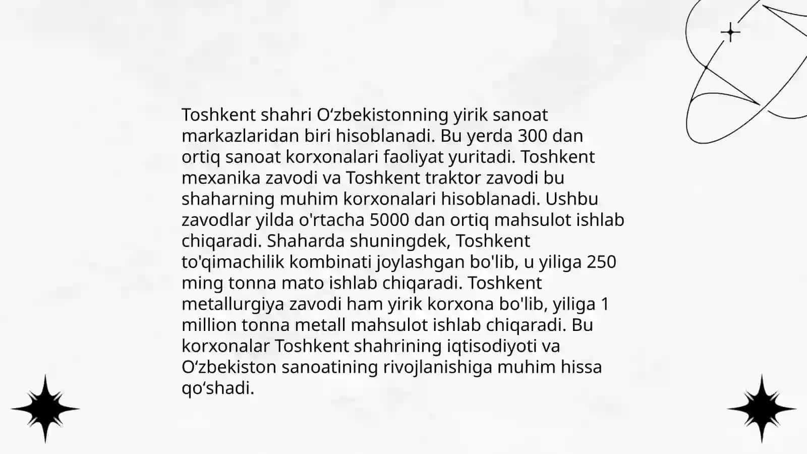 Toshkentning sanoat tarixiy rivojlanishi 4