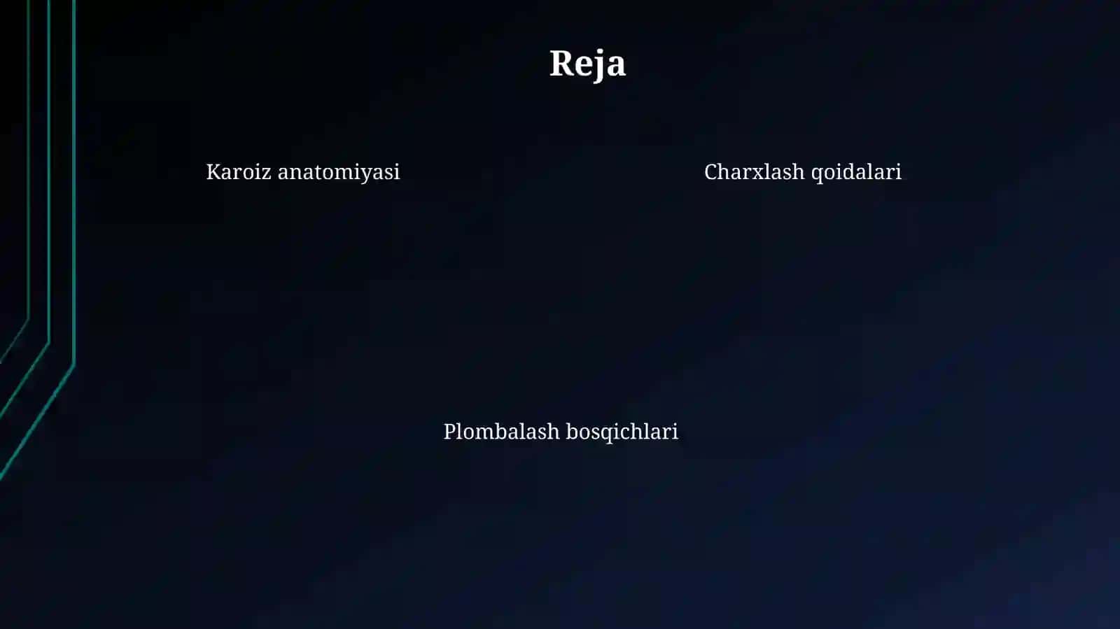 V sinf karoiz bo'shliqlar 4