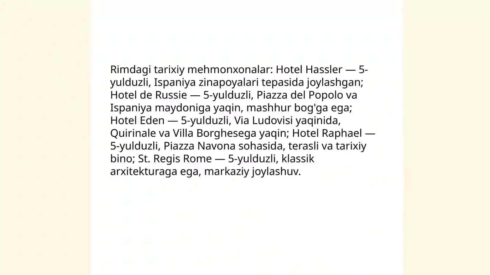 Italiya mehmonxonasi 4