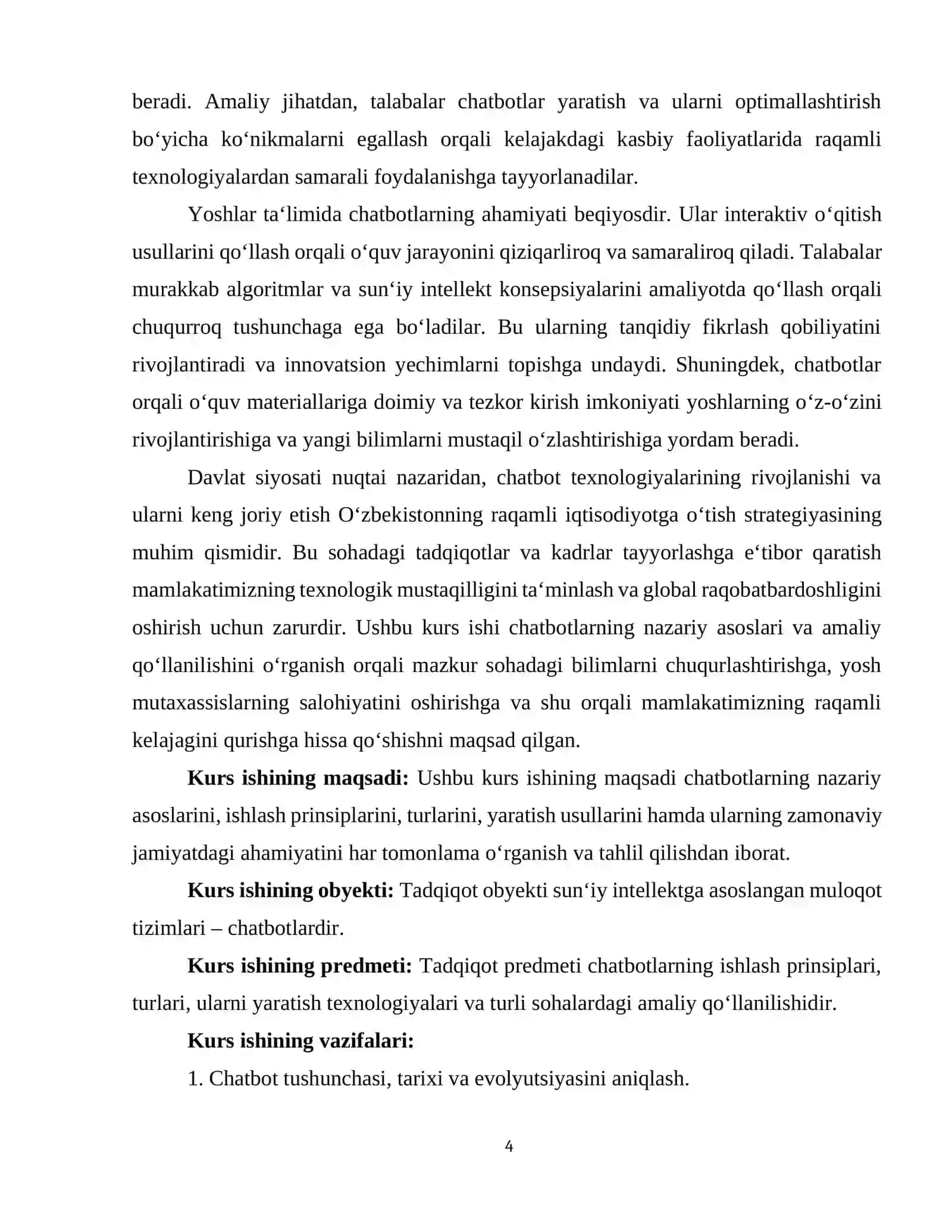SUN’IY INTELLEKT ASOSLARI 4
