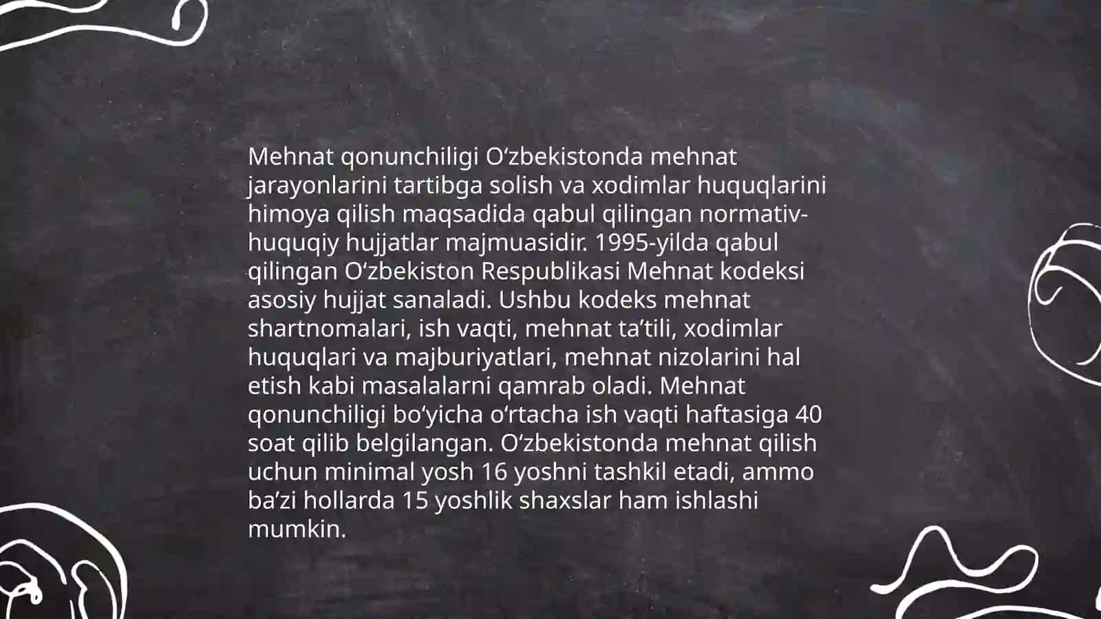 Ish haqi va mehnat munosabatlari 4