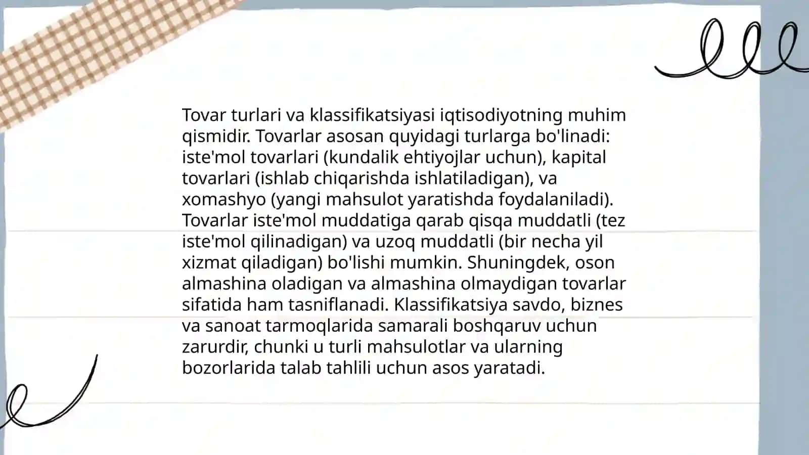 Tovar va uning xususiyatlari 4