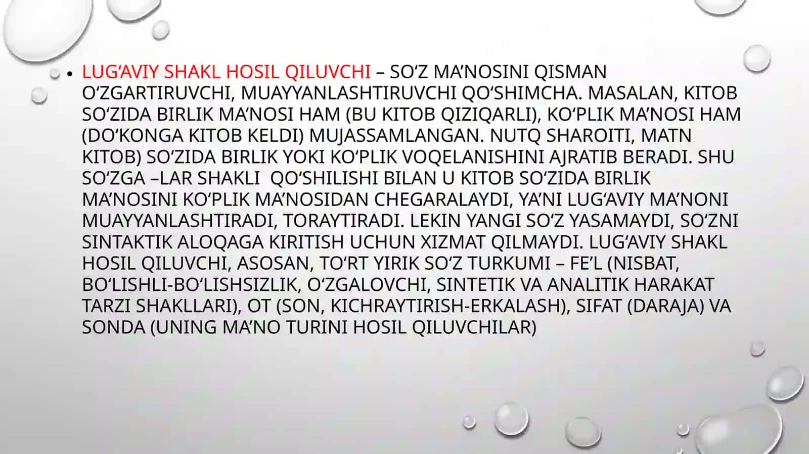 Grammatik shakl va uning turlari 4
