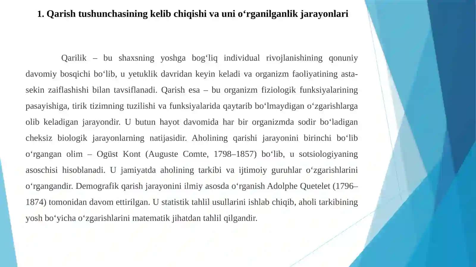 Qarishning ijtimoiy nazariyalari 4