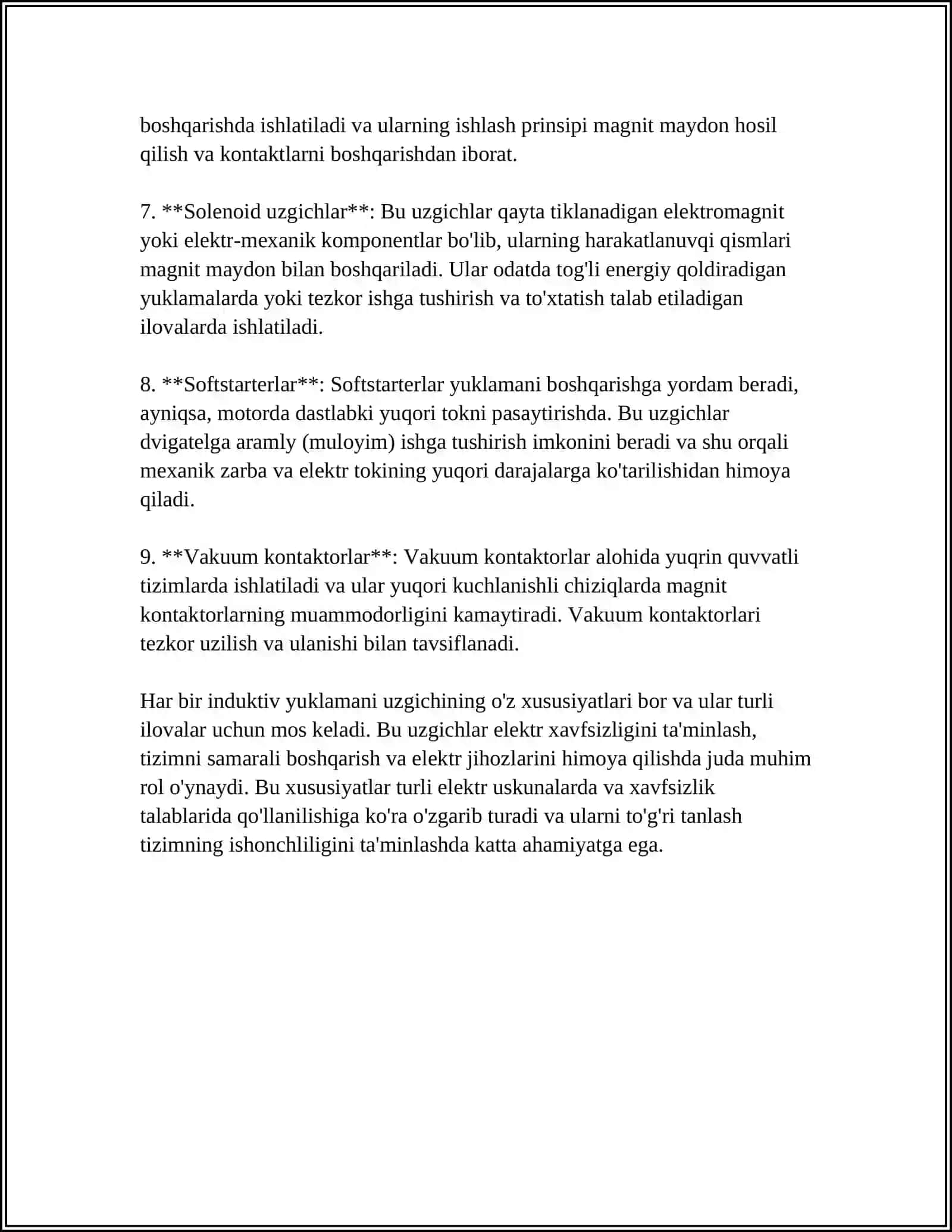 INDUKTIV YUKLAMANI UZGICHLAR 4