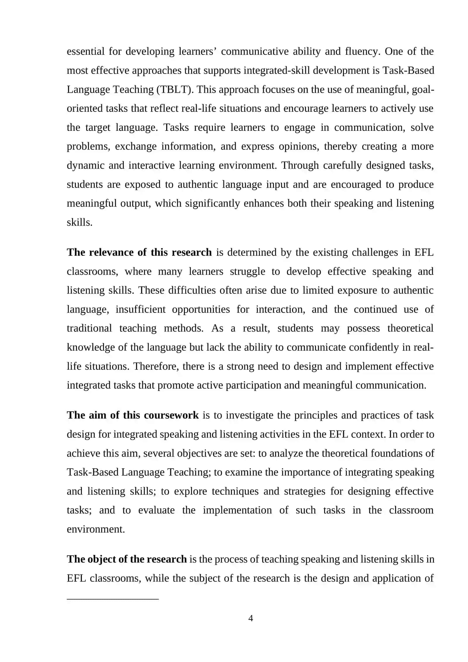 Task design for integrated speaking and listening activities in EFL contexts 4