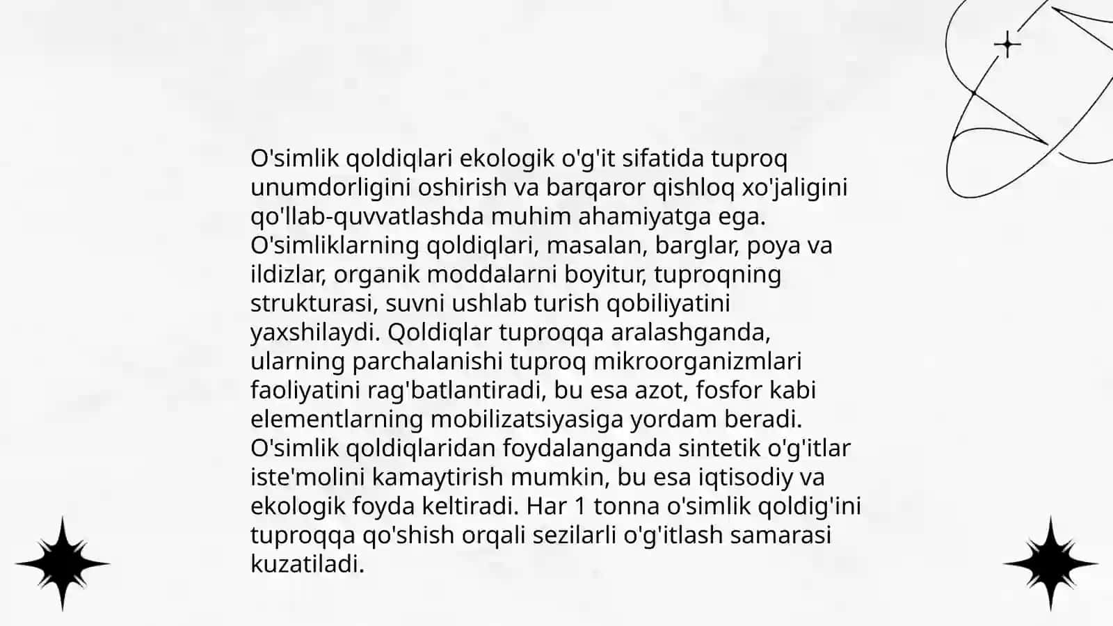 Oʻsimlik qoldiqlarini kompostlash 4