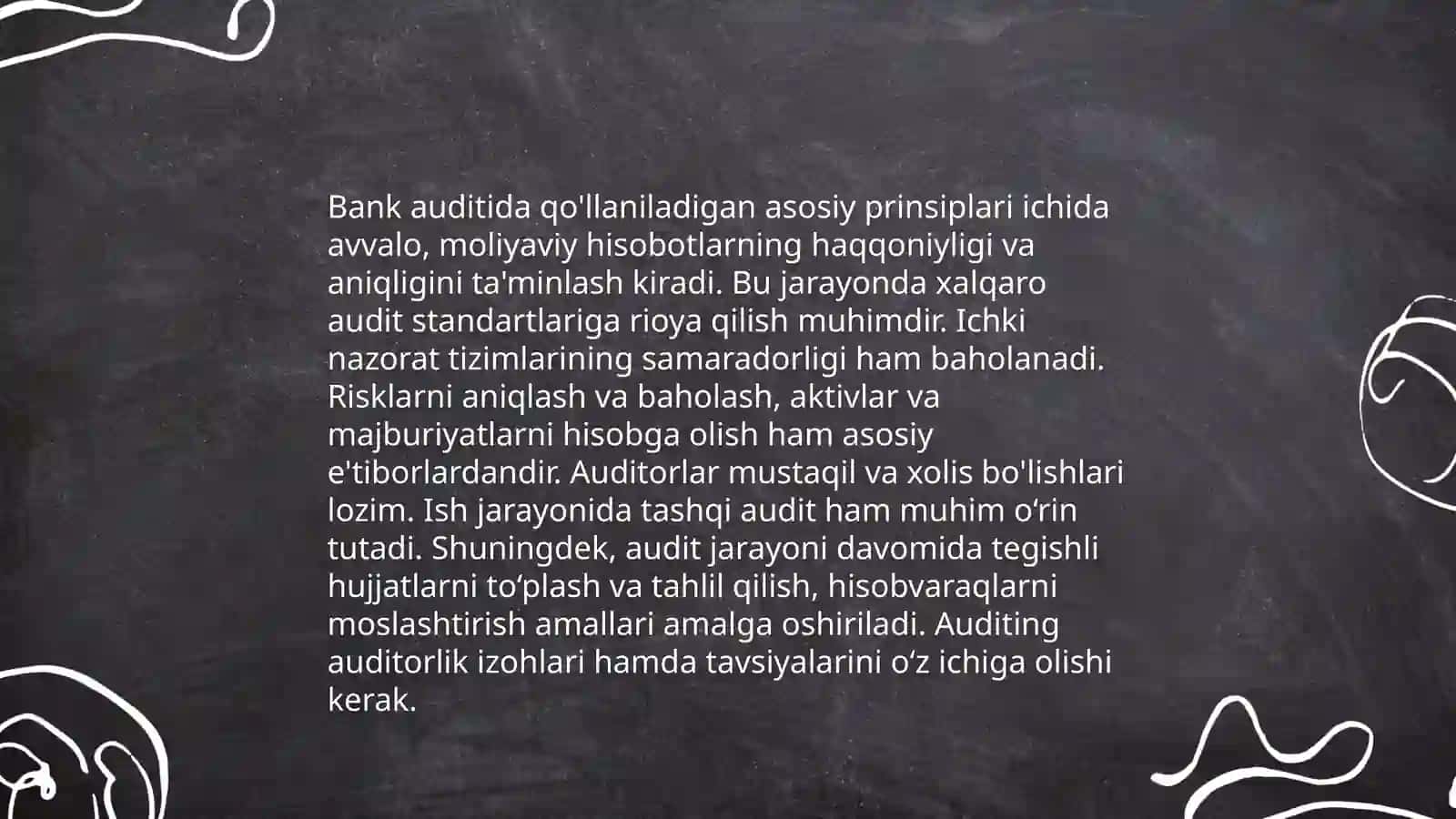 Bank auditining maqsadi va vazifalari 4