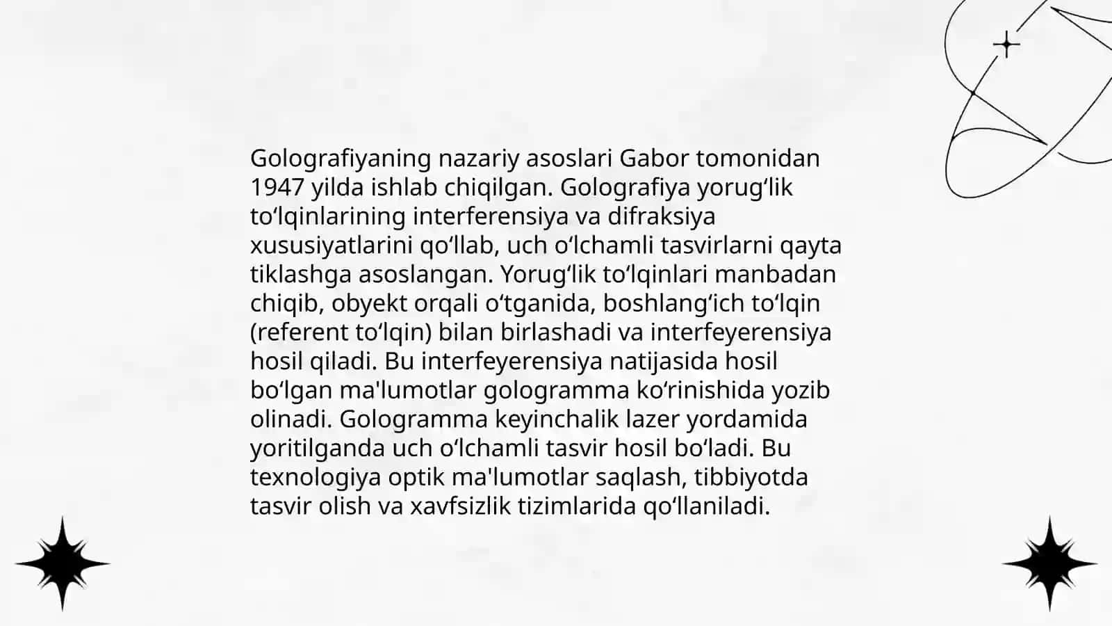 Golografiya haqida tushuncha 4