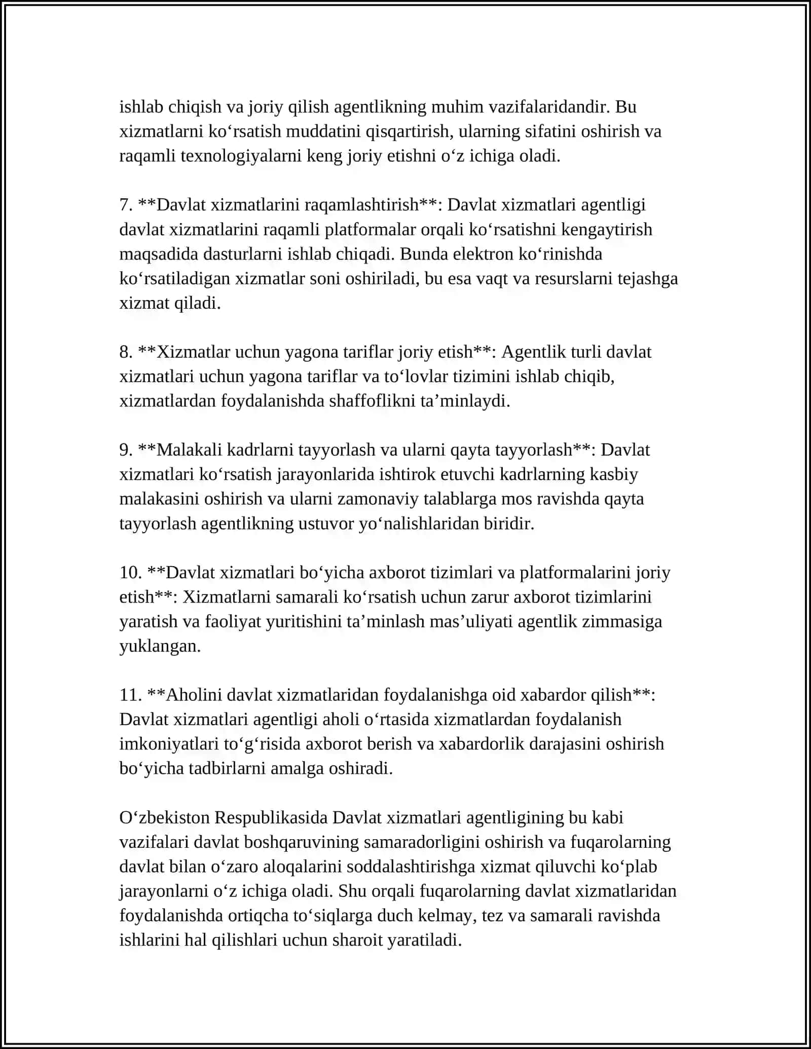 DAVLAT XIZMATLAR AGENTLIGI 4