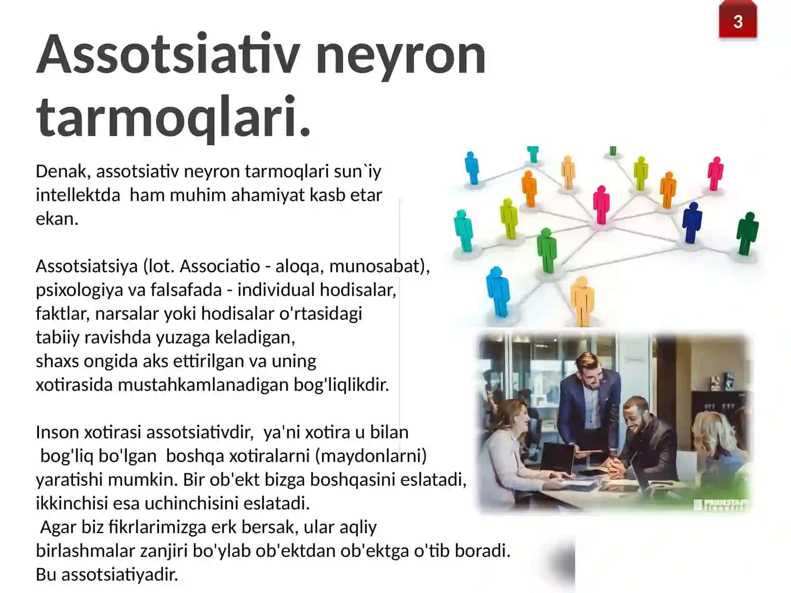 Assotsiativ tarmoqturlari 4