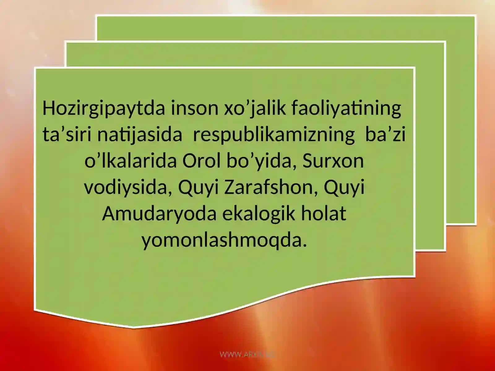O’zbekistonning tabiiy boyliklari va ularni muhofaza qilish 4