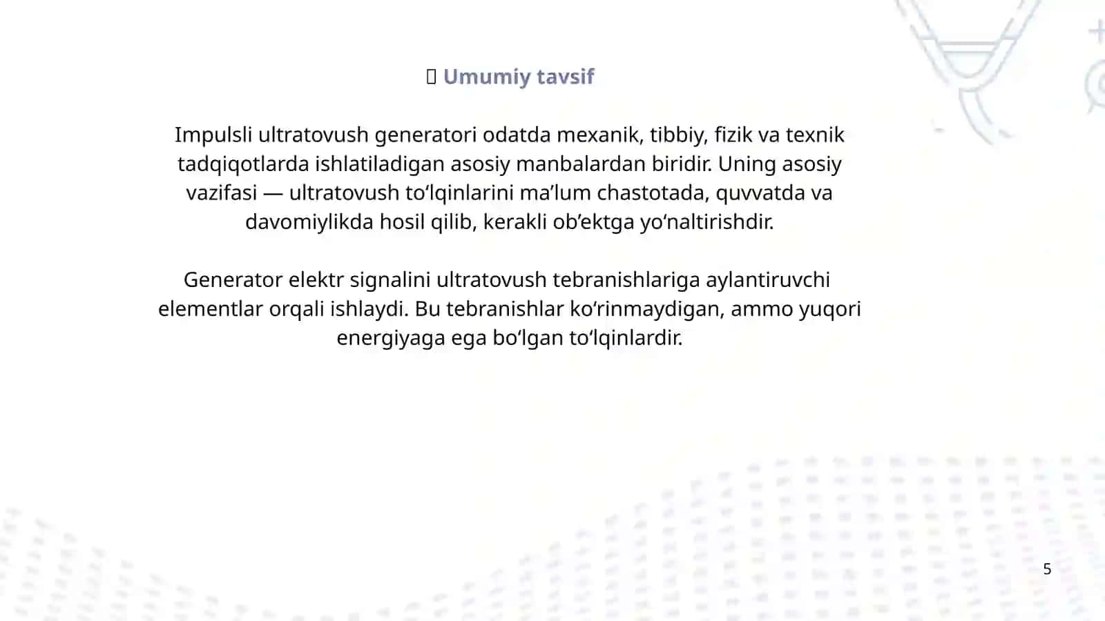 Impulsli ultratovush generatori 4