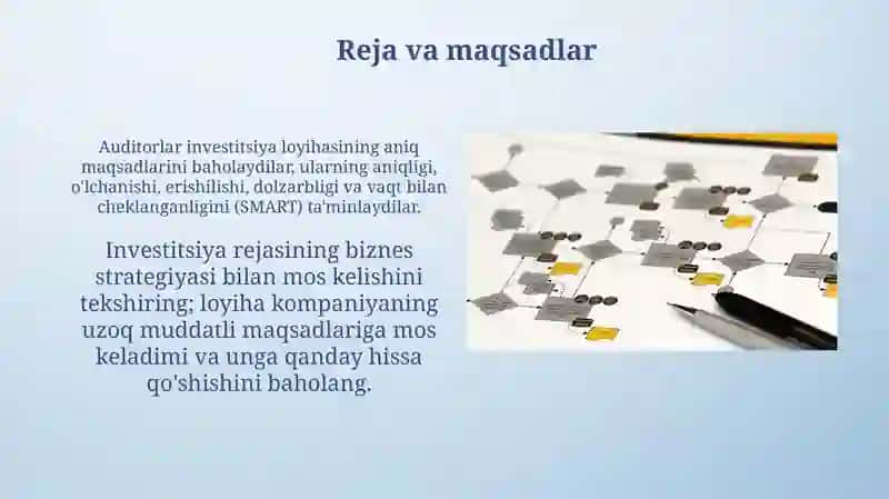 KAPITAL QOʻYILMALAR AUDITI 4
