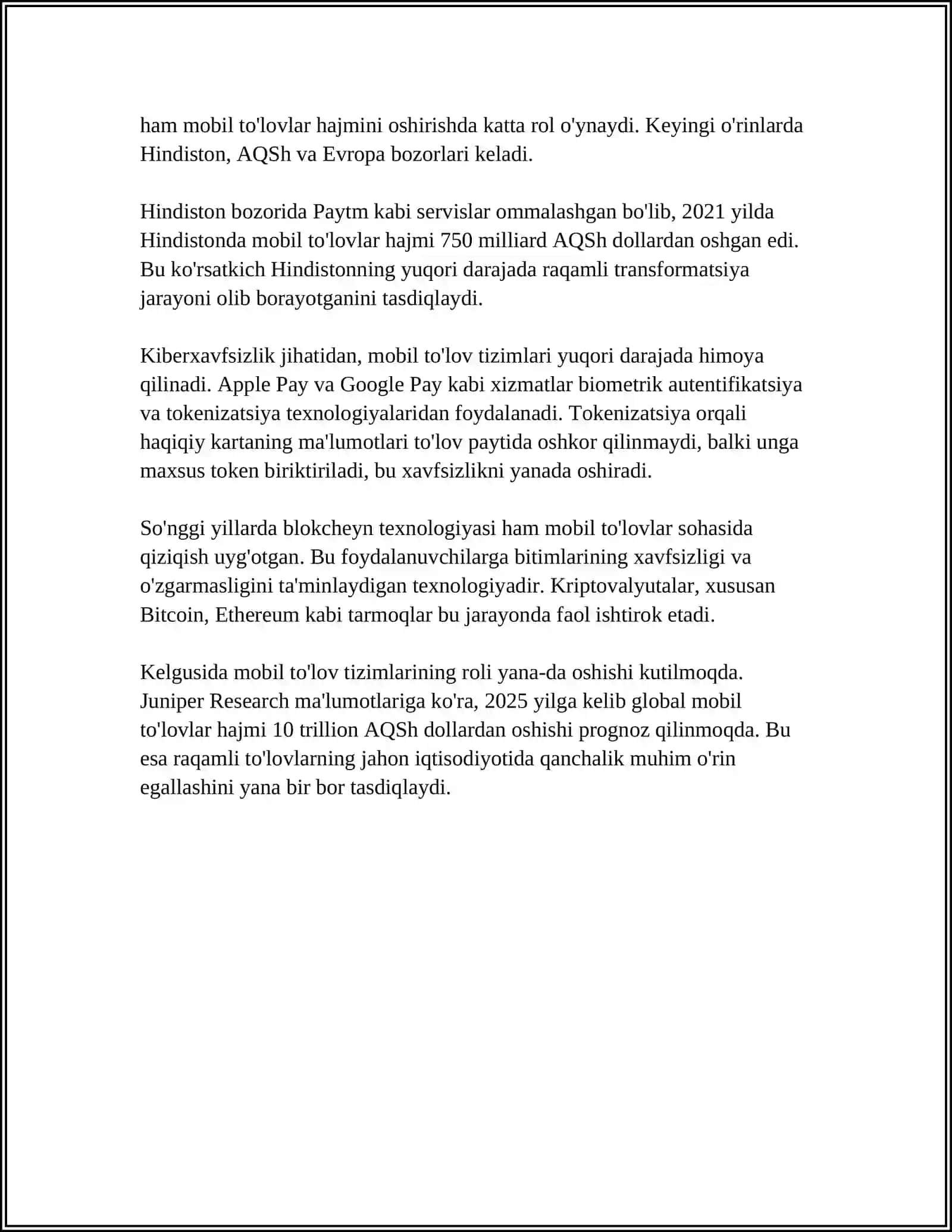 Mobil to'lov tizimlari 4