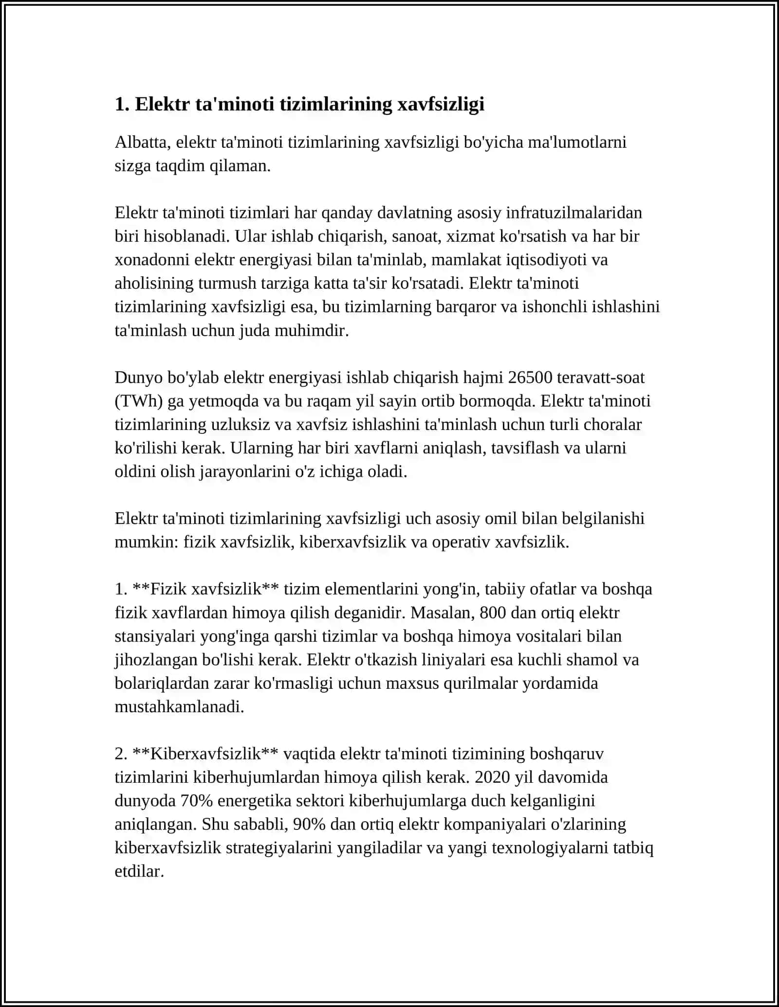 YERGA ULASH QURILMALARINI XAVFSIZLIGINI XISOBLASH 4