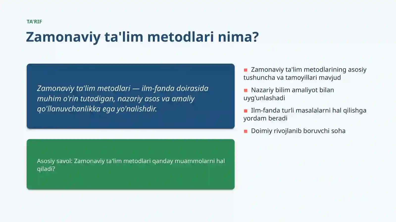 Zamonaviy ta'lim metodlari 4