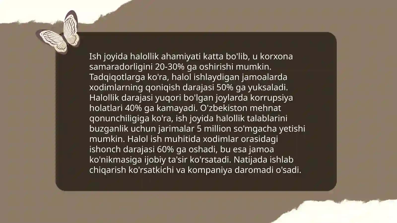 Kasbiy axloqning muammolari 4