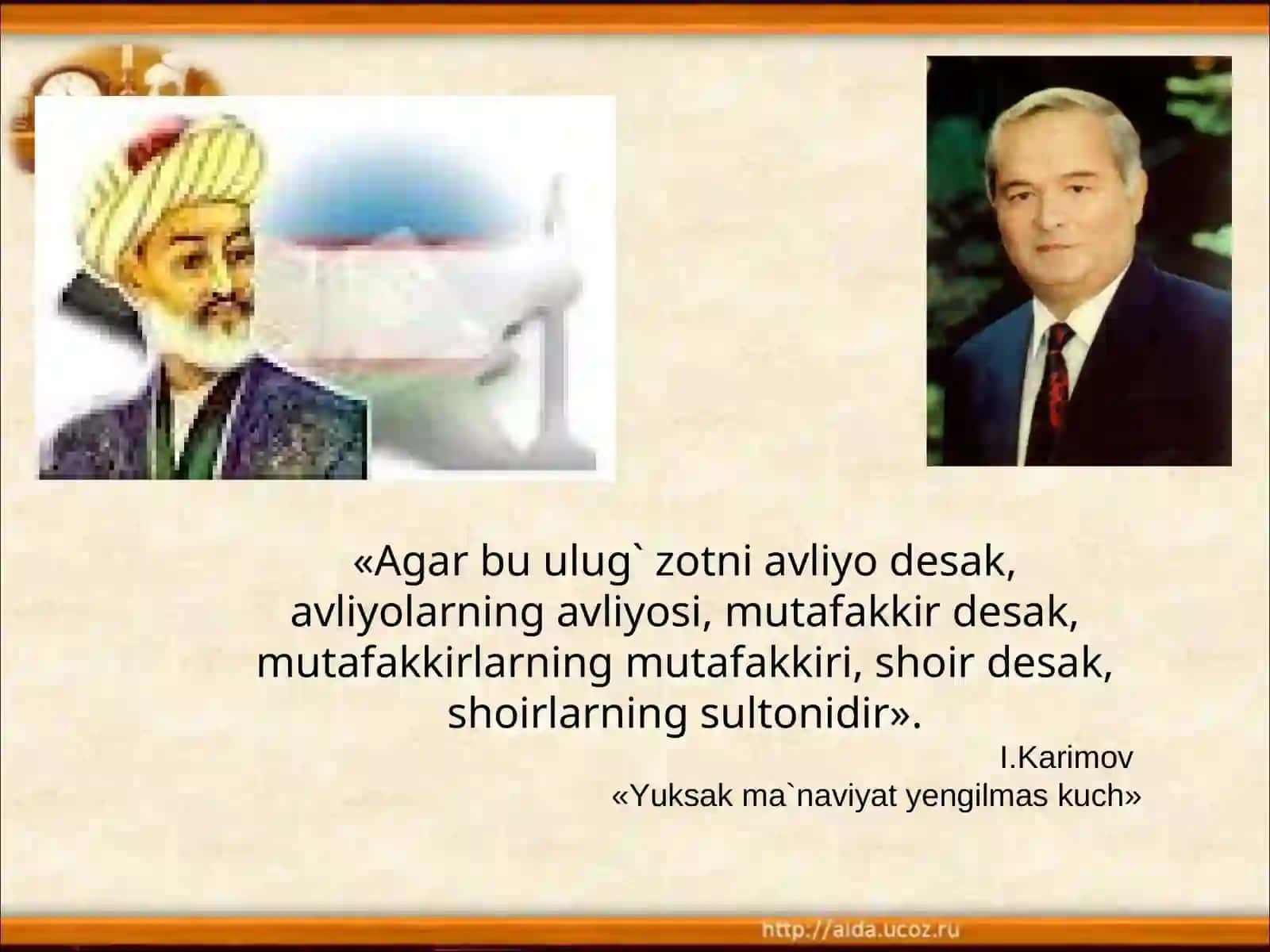 ALISHER NAVOIY HAYOTI VA IJODI.«XAMSA» ASARI 4