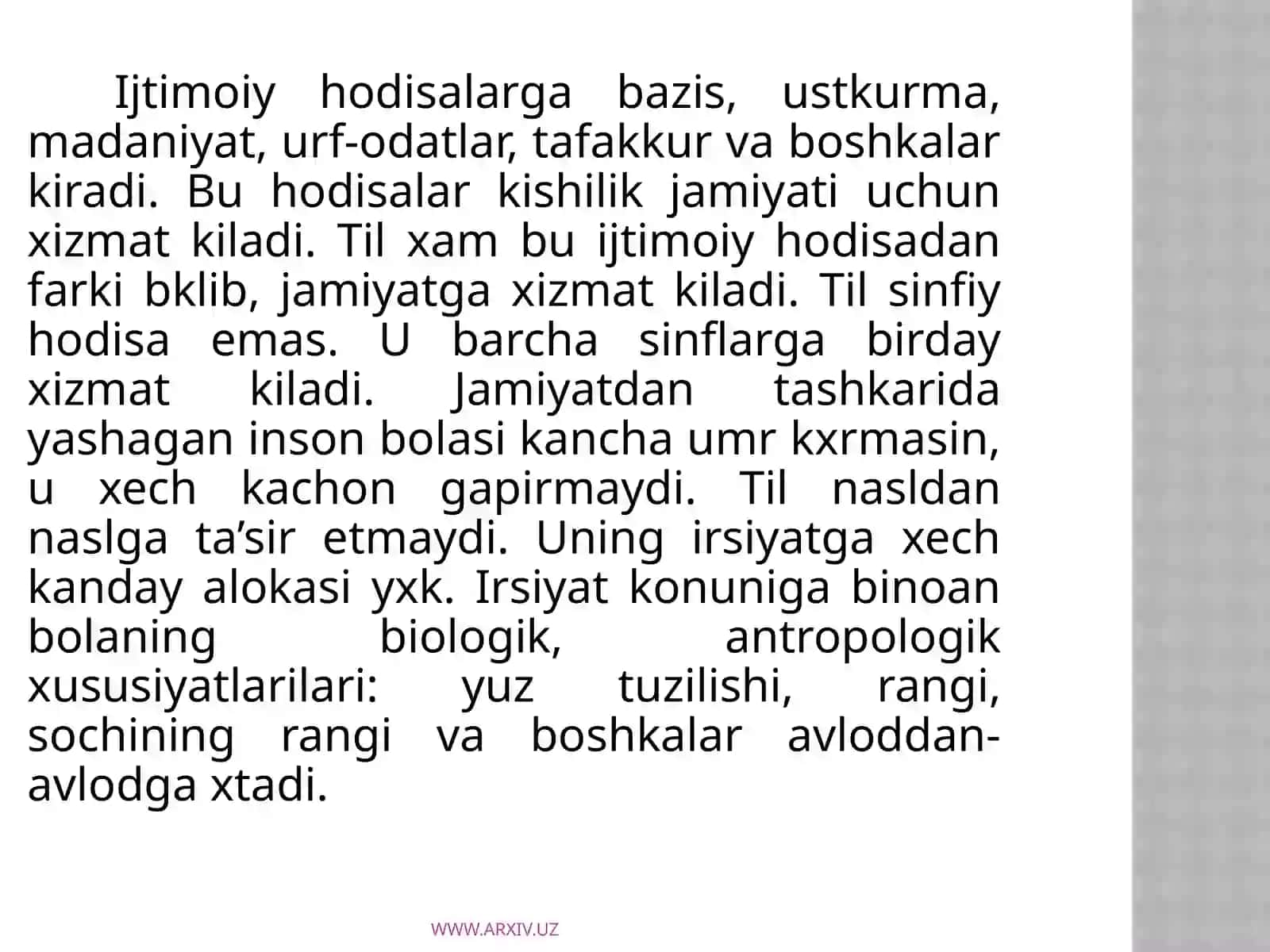 TIL-IJTIMOIY HODISA 4