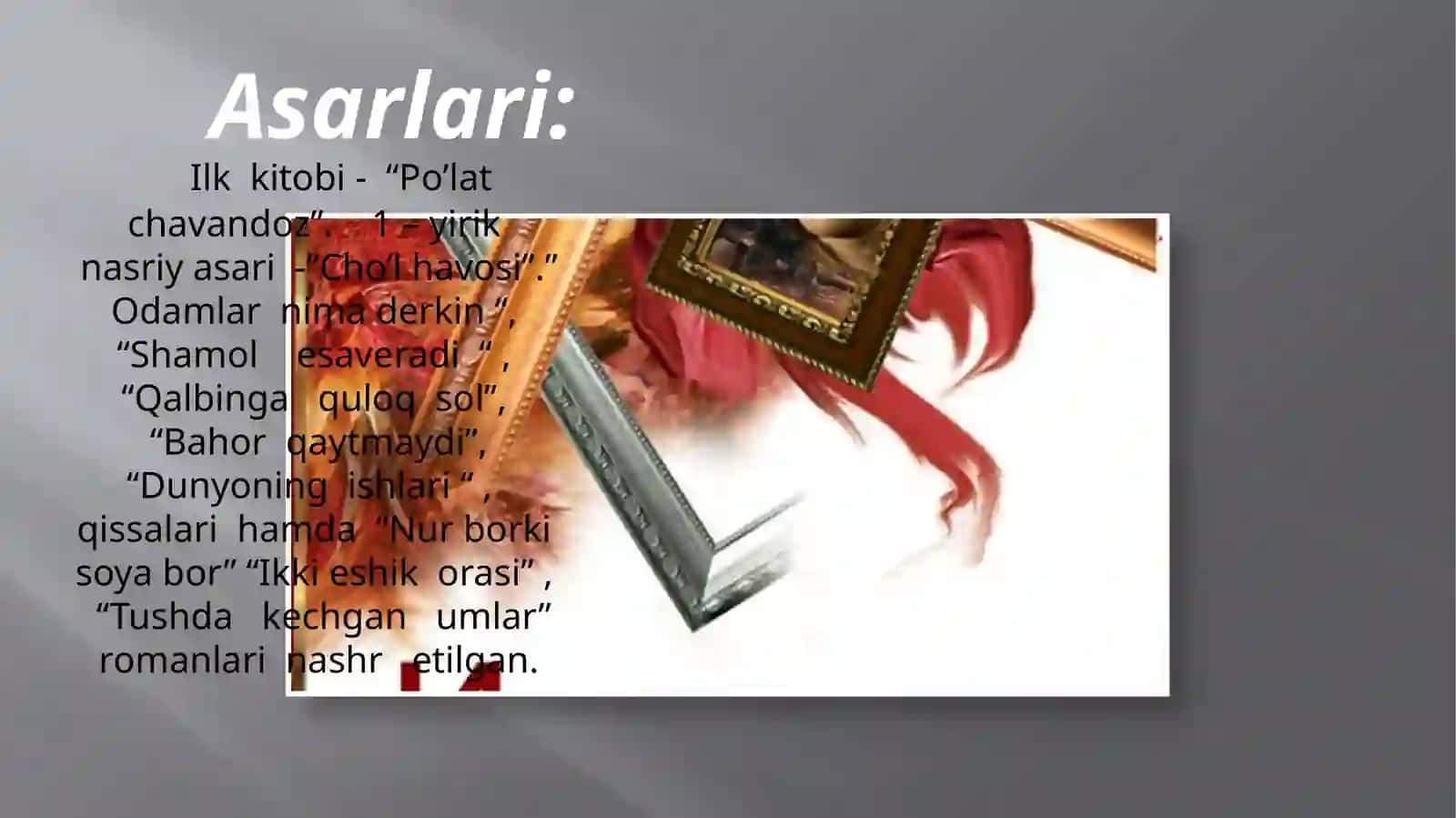O’tkir ho’shimovning “dunyoning ishlari” qissasi 4